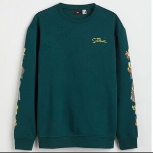 The Simpsons crewneck sweatshirt in green